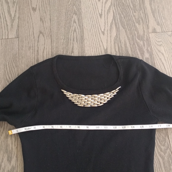 Beautiful black knitting dress 🍀🍀👗 - Picture 6 of 8